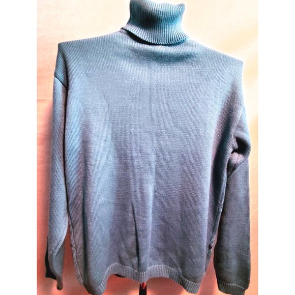 Barcode Blue Long Sleeve Sweater (L) - Picture 4 of 7